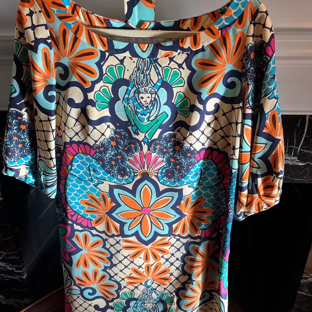 Lilly Pulitzer Multicolor Floral Dress - Picture 3 of 4